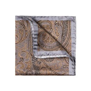 Silk Gold/Silver pocket square